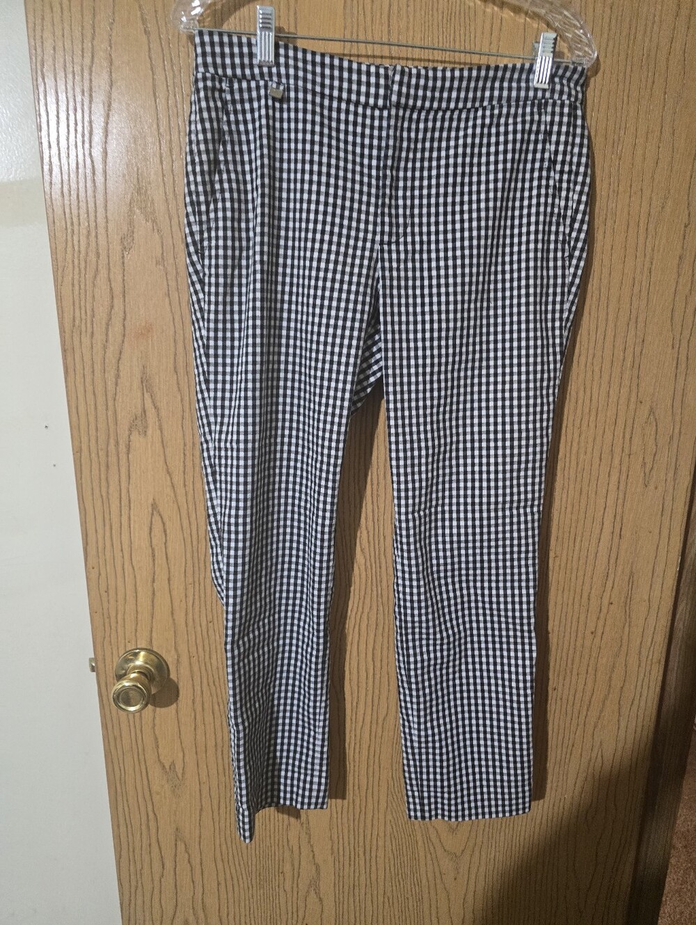 Lauren Ralph Lauren Classic Black/White Houndstooth Pants - Picture 2 of 4